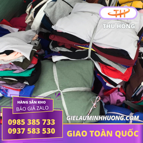 Vải lau nhà xưởng bó 5kg Vải lau nhà xưởng bó 5kg