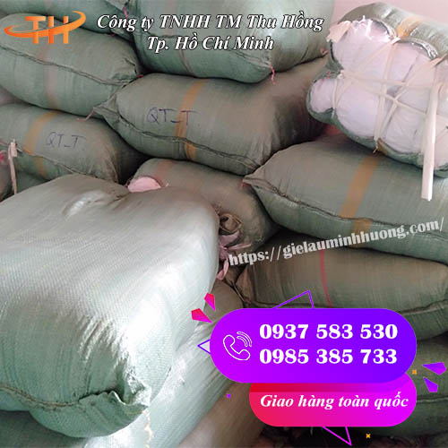vải lau thun cotton bao 50kg dùng siêu tiết kiệm