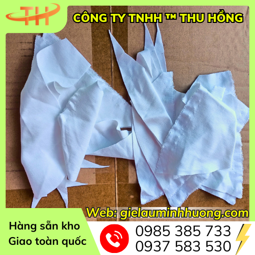 Vải lau trắng khổ nhỏ giá sỉ rẻ tận xưởng Vải lau trắng khổ nhỏ giá sỉ rẻ tận xưởng