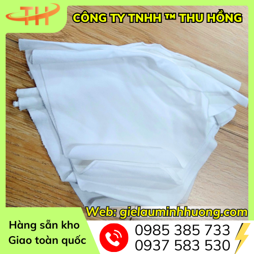 Vải lau trắng khổ nhỏ Vải lau trắng khổ nhỏ