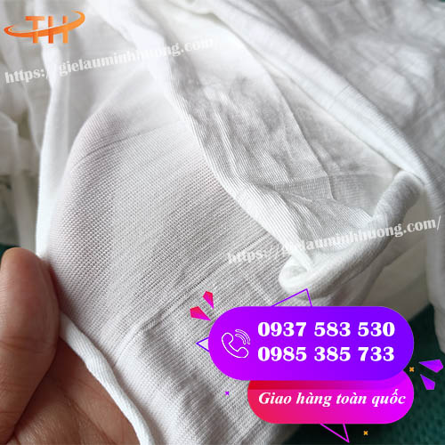vải lau trắng lọc sơn A4 chất liệu cotton