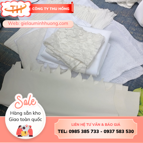 Vải lau trắng poly Vải lau trắng poly giá sỉ tiết kiệm cho đại lý