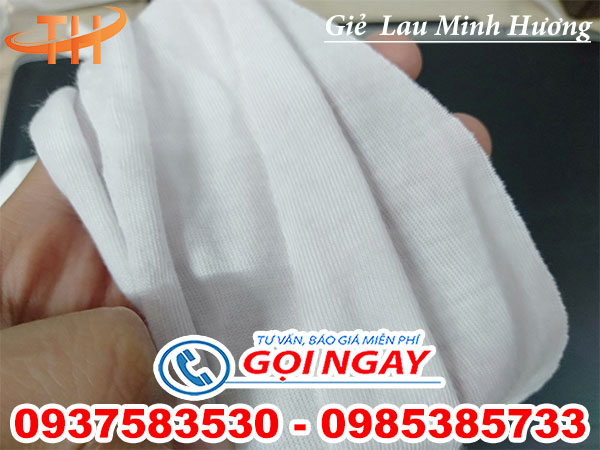 vải lau trắng size nhỏ A5