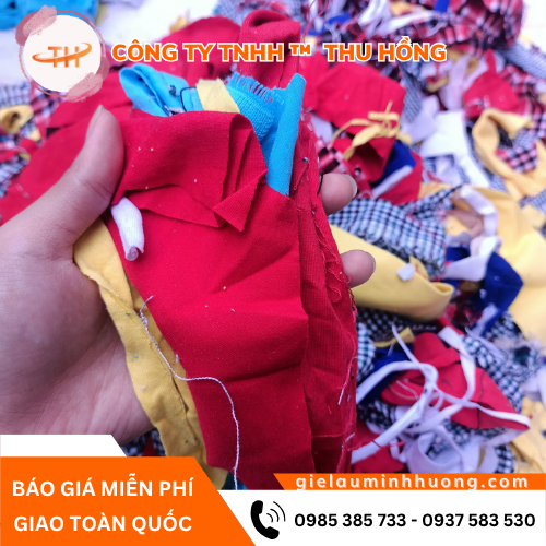 Vải vụn công nghiệp Thu Hồng chất lượng cao - giá tốt Vải vụn công nghiệp Thu Hồng chất lượng cao - giá tốt
