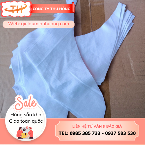 Vải vụn cotton lau máy móc ít bụi - không xơ vải Vải vụn cotton lau máy móc ít bụi - không xơ vải