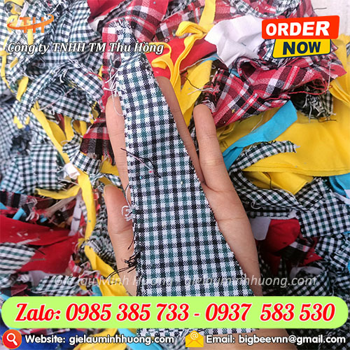 Vải vụn dồn bao cát nhuyễn không đổ bụi Vải vụn dồn bao cát nhuyễn không đổ bụi