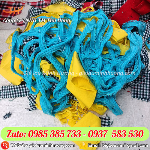 Vải vụn giá rẻ nhồi bao cát làm giẻ lau Vải vụn giá rẻ nhồi bao cát làm giẻ lau