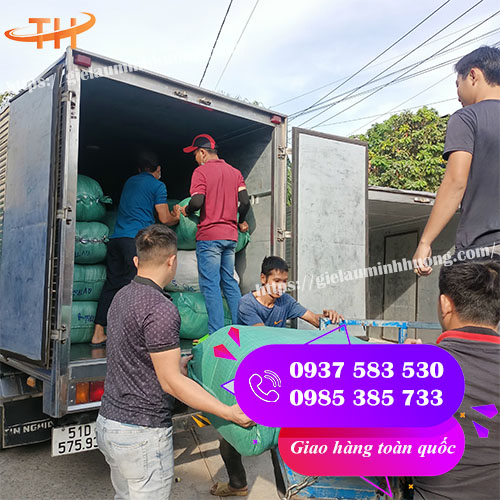 vận chuyển 1 tấn vải lau trắng đi Hà Nam