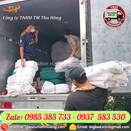 Xuất kho bao tải trắng có quai kt 25cm, 35cm, 45cm, 60cm, 80cm Xuất kho bao tải trắng có quai kt 25cm, 35cm, 45cm, 60cm, 80cm