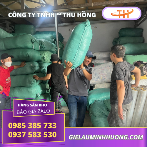Xuất kho giẻ lau trắng nguyên miếng lớn tại TPHCM