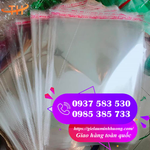 xưởng bán túi dán keo OPP bọc truyện trong suốt