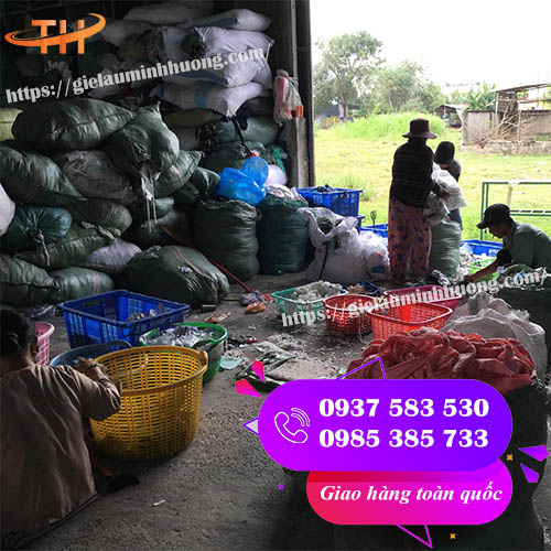 xưởng giẻ lau màu cân ký tại TPHCM