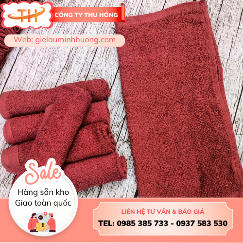 Khăn lau cotton 28x28 Xưởng sản xuất khăn lau cotton 28x28 giá sỉ