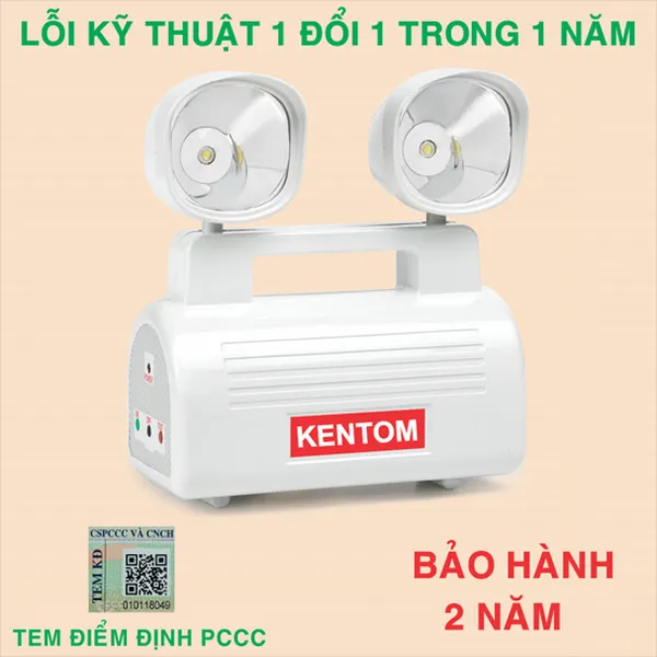 Đèn Chiếu Sáng Sự Cố Kentom kt403 Pin