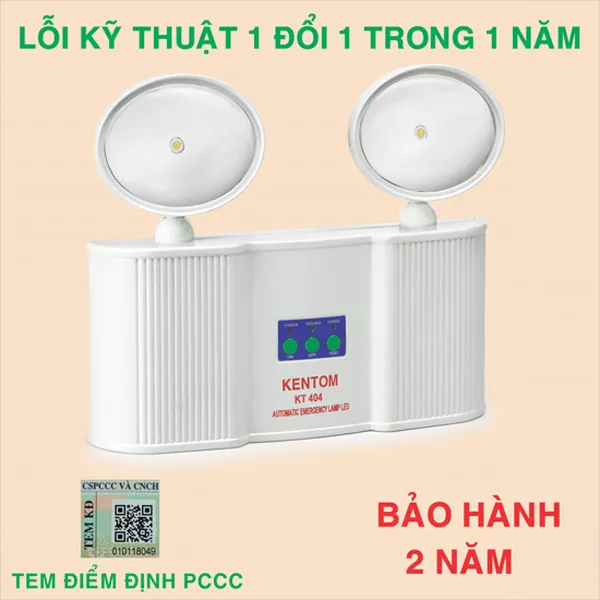Đèn Chiếu Sáng Sự Cố Kentom KT404