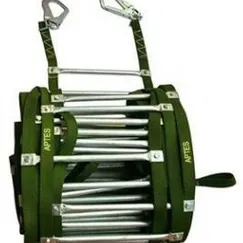 Thang dây thoát hiểm ống trắng bậc thép mạ kẽm chống rĩ