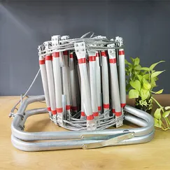 Thang dây thoát hiểm nhôm cao cấp chống cháy, siêu chịu lực 5m-10m-15m-20m-25m