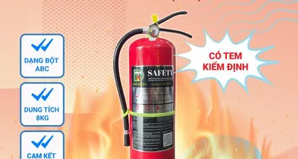 Bình Chữa Cháy 8KG Có Kiểm Định - Giá Cực Cạnh Tranh ☎️ 0909 087 114