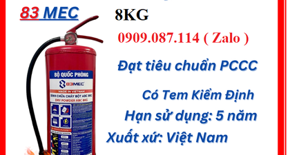 Bán Bình Chữa Cháy Bột 8KG Có KĐ Tại Quận Tân Phú