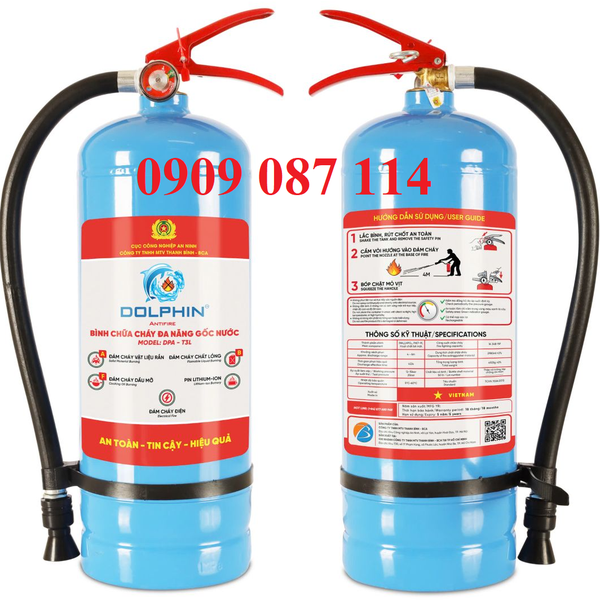 Bình Chữa Cháy Đa Năng Gốc Nước Dolphin DPA - T3PL