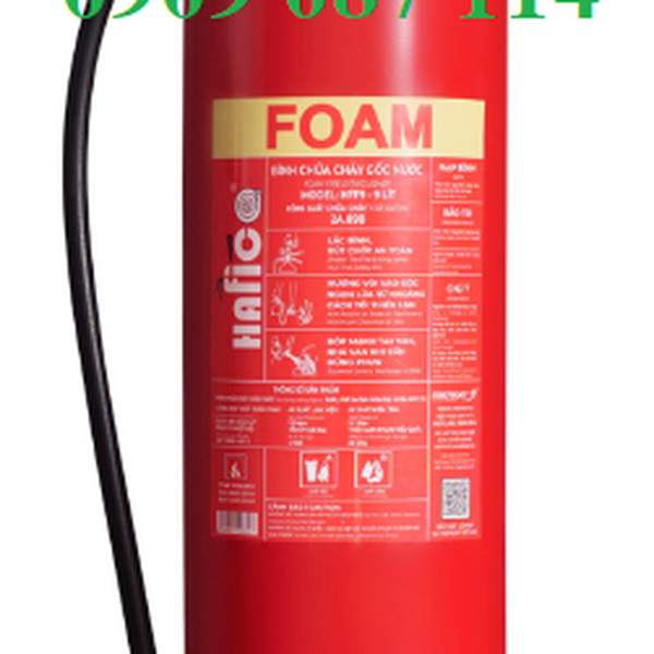 Bình Chữa Cháy Foam 9L Hafico, Model :  HFF9