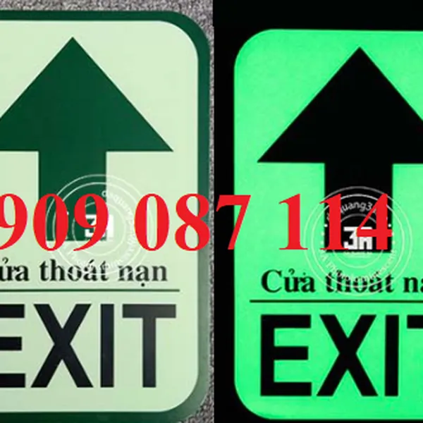 Biển Báo Thoát Hiểm Dạ Quang