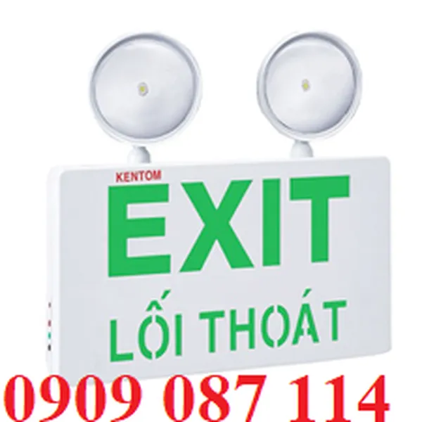 Đèn Exit Kết Hợp Sự Cố KT730 Kentom