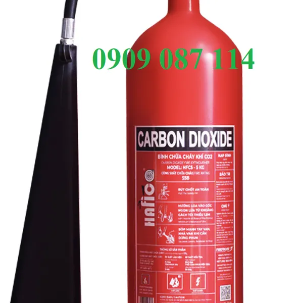 Bình Chữa Cháy CO2 5KG Hafico, HFC5