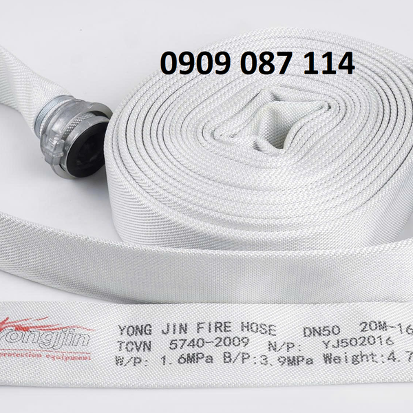 Cuộn Vòi Chữa Cháy DN50 - 20M -16 Bar Yongjin Có Kiểm Định PCCC