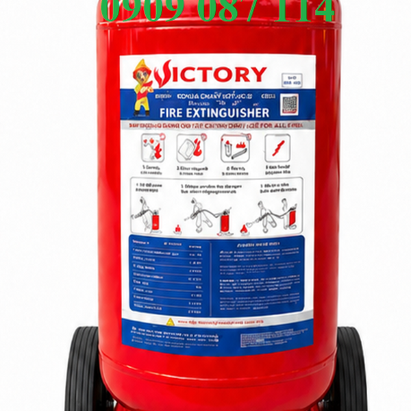 Bình Chữa Cháy Bột ABC 35KG Victory / VN Có KĐ PCCC