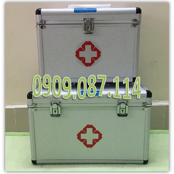 Hộp sơ cứu nhôm (KT 28 X 19 X 17 Cm – Dùng Cho 20 Người) – HSCN11