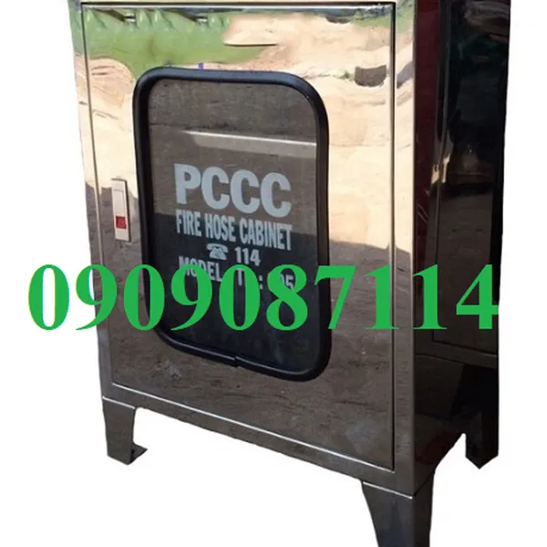 Tủ Chữa Cháy Ngoài Nhà 500x700x200 Inox 304