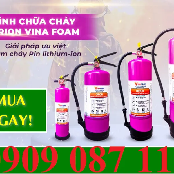 Bình Chữa Cháy Cho Pin Xe Điện