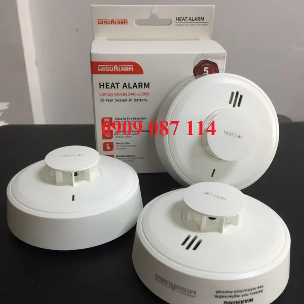 Đầu Báo Nhiệt Độc Lập Dahua Tuổi Thọ Pin 5-7 Năm