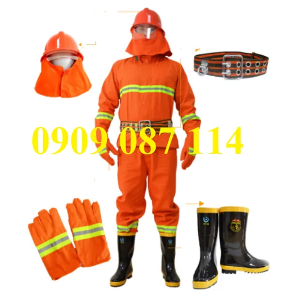 Quần Áo Chống Cháy Nomex Màu Cam ( Korea ) 