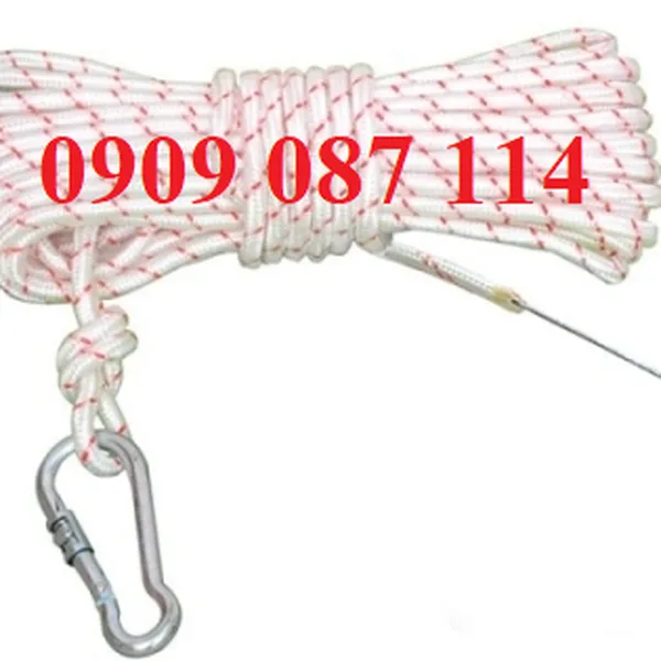Dây Cứu Người  Dài 30M Sợi Polyester Tải Trọng 500Kg Theo Thông Tư 150 BCA