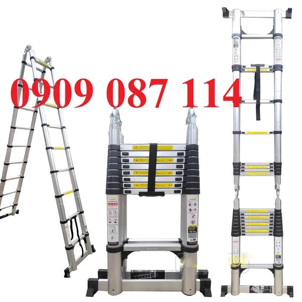 Thang Chữa Cháy Dài 3,5M - Chất Liệu Kim Loại Chịu Lực Theo Thông Tư 150 BCA