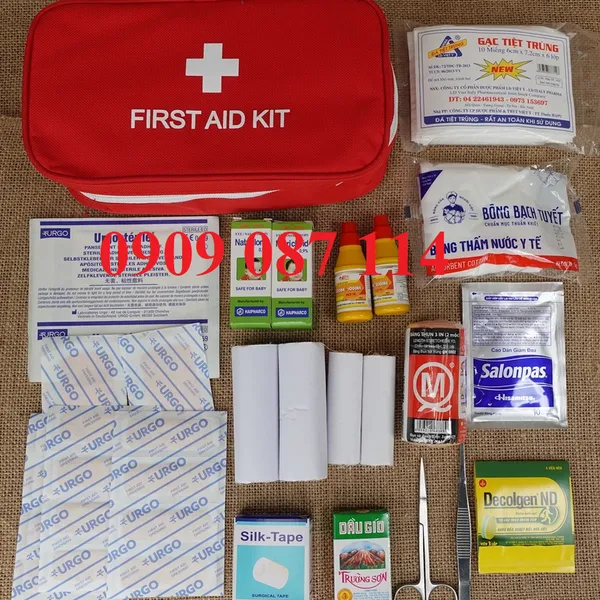 Túi Sơ Cứu Mini - Túi Cứu Thương Mini - Túi Y Tế Mini Dành Cho Cá Nhân - Gia Đình