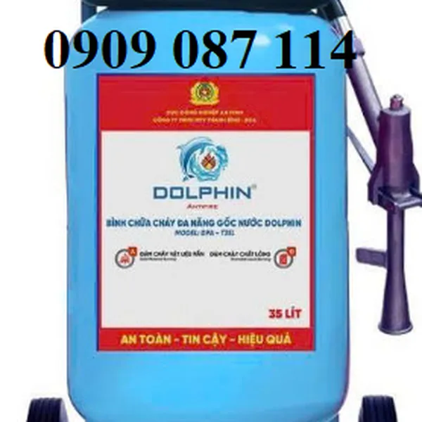 Bình Chữa Cháy Đa Năng Gốc Nước Dolphin Vỏ Thép - 35 Lít DPA-T35L