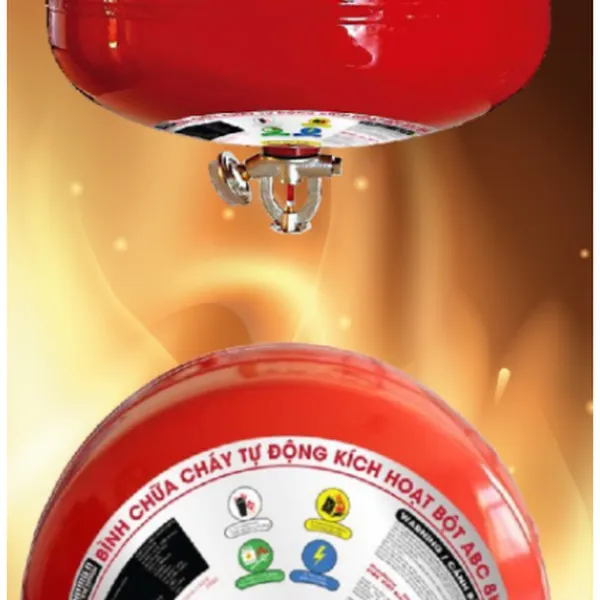 Bình Cầu Chữa Cháy Tự Động ABC 8kg Tomoken