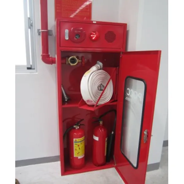 Tủ chữa cháy có tổ hợp chuông ,đèn , khẩn