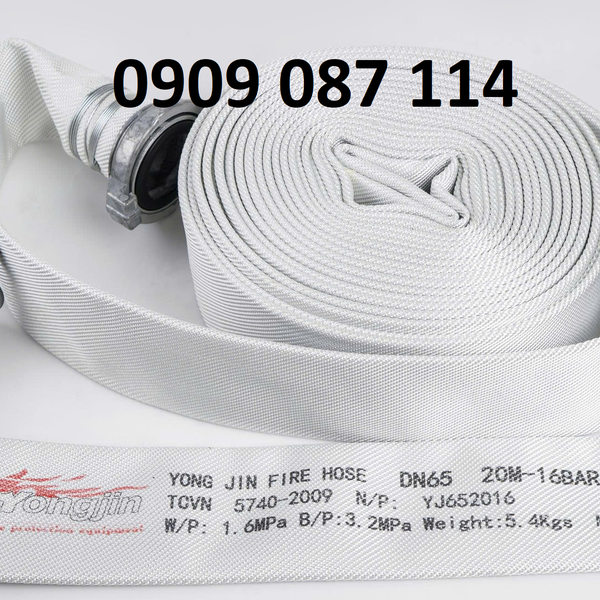 Cuộn Vòi Chữa Cháy DN65 - 20M -16 Bar Yongjin Có Kiểm Định PCCC 