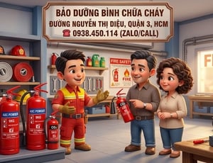 Bảo dưỡng bình chữa cháy đường Nguyễn Thị Diệu Quận 3 HCM