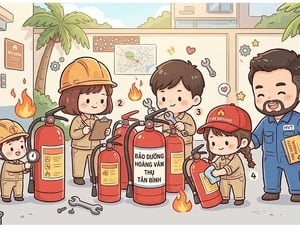 Bảo dưỡng bình chữa cháy Hoàng Văn Thụ Tân Bình