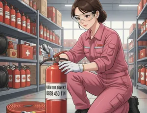 Bảo trì bảo dưỡng bình chữa cháy tại Quận 3 TPHCM