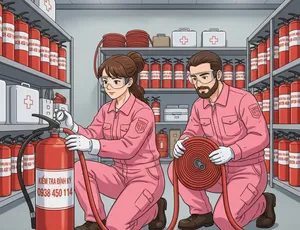 Bảo trì bảo dưỡng bình chữa cháy tại Quận 5 TPHCM