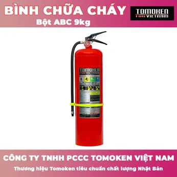 Bình chữa cháy Tomoken bột ABC 9kg có kiểm định
