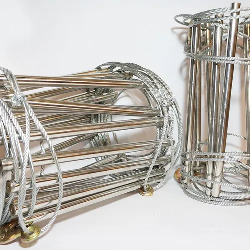 Thang Dây Inox 15m Chống Cháy