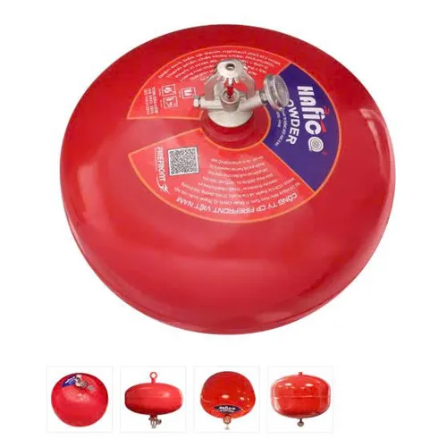 Bình cầu chữa cháy tự động bột ABC 6kg Hafico VN