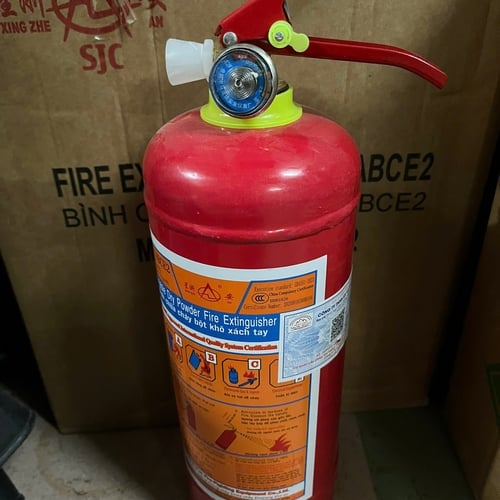 Bình chữa cháy bột ABC 2kg cho xe ô tô